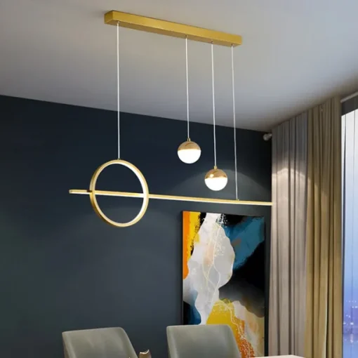 LED Pendant Light Kitchen Island Light Modern Black Gold 80cm Lantern Desgin Pendant Light Metal Painted Finishes Modern 220-240V 110-120V