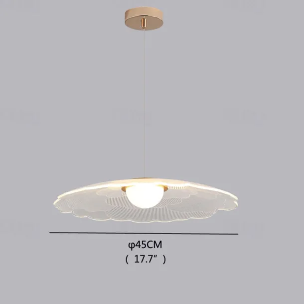 LED Pendant Light Lotus Leaf Plastic Finish 62cm 3 Colors Cord Adjustable Mini Island Lights Modern Contemporary Style Kitchen Dining Home Bar Light 110-120V 220-240V Bulb Included