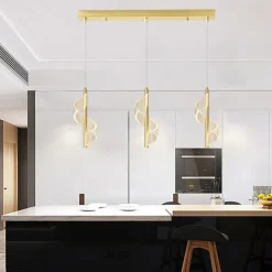 LED Pendant Light Maple Leaf, Modern Minimalist Pendant Ceiling Lamp, Creative Living Room TV Background Wall Long Line Pendant Hanging Lamp, Home Decoration Hanging Light