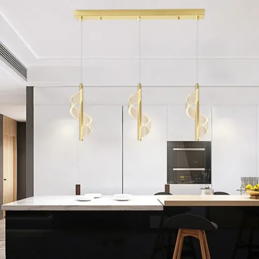 LED Pendant Light Maple Leaf, Modern Minimalist Pendant Ceiling Lamp, Creative Living Room TV Background Wall Long Line Pendant Hanging Lamp, Home Decoration Hanging Light