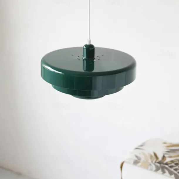 LED Pendant Light Orange Shade Pendant Light Fixture Kitchen Island Hanging Chandelier Light Fixtures Dark Green Bedroom Bedside Adjustable Ceiling Light Hanging Lamp