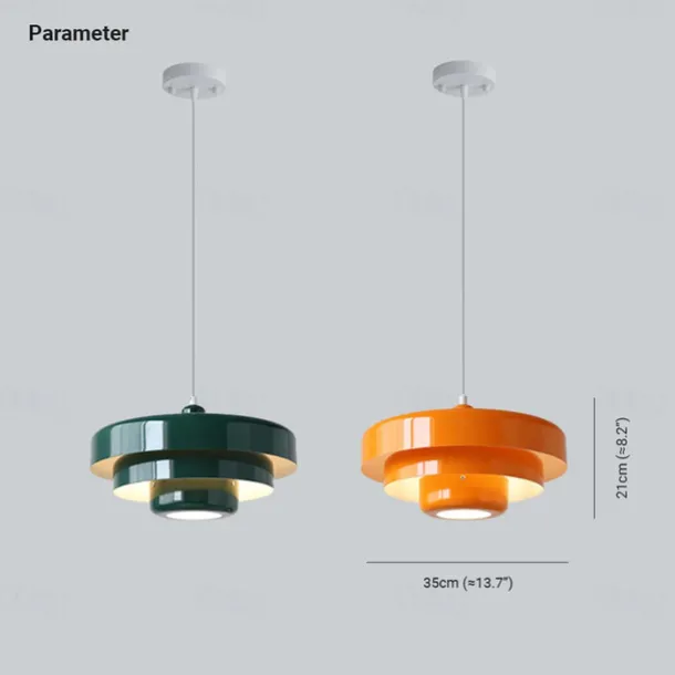 LED Pendant Light Orange Shade Pendant Light Fixture Kitchen Island Hanging Chandelier Light Fixtures Dark Green Bedroom Bedside Adjustable Ceiling Light Hanging Lamp