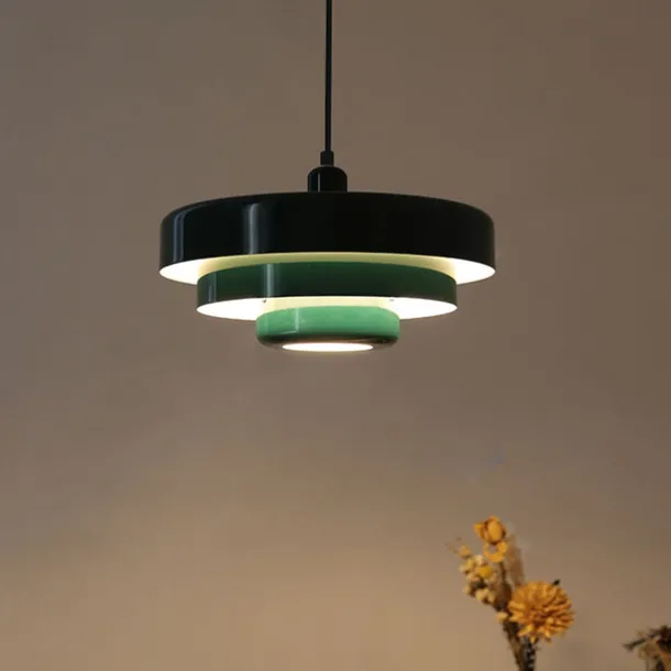LED Pendant Light Orange Shade Pendant Light Fixture Kitchen Island Hanging Chandelier Light Fixtures Dark Green Bedroom Bedside Adjustable Ceiling Light Hanging Lamp