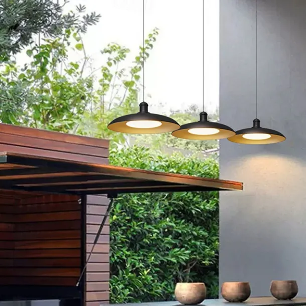 LED Pendant Light Outdoor Waterproof IP65 E27 Suspension Lamp Dining Room Home Decor Farmhouse Ceiling Lighting Fixtures Farmhouse Dining Room Ceiling Pendant Lighting Fixtures