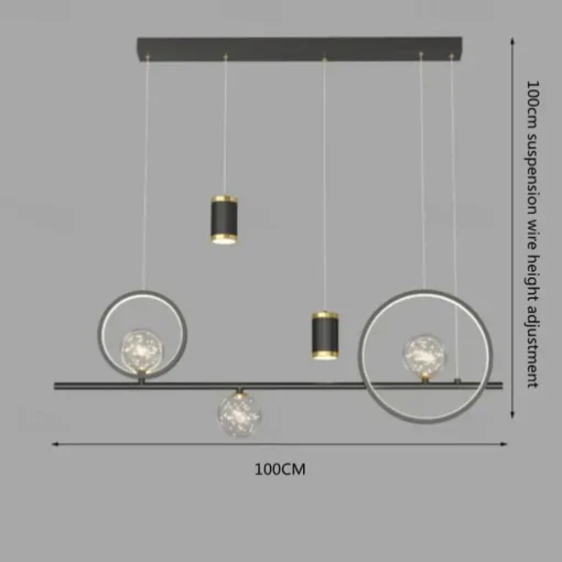 LED Pendant Light Projector Light Modern Nordic Sky Star Chandelier Dining Room Lamp Creative
