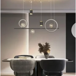 LED Pendant Light Projector Light Modern Nordic Sky Star Chandelier Dining Room Lamp Creative