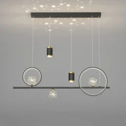 LED Pendant Light Projector Light Modern Nordic Sky Star Chandelier Dining Room Lamp Creative