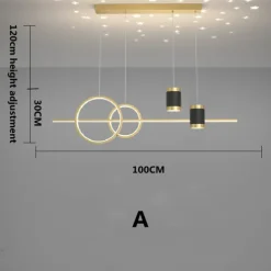 LED Pendant Light Simple Modern Chandelier Designer Projection Star Moon Light Restaurant Table Bar