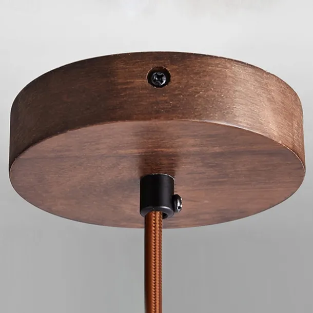 LED Pendant Light Wood Design Warm White Modern Farmhouse Cord Adjustable Pendant Lamps Kitchen Island Lighting for Dining Room Bedroom Hallway Over Sink 110-240V