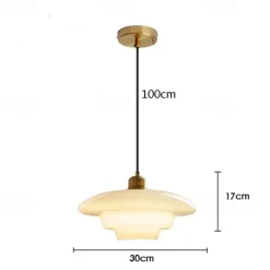 LED Pendant Lights for Over Dining Room Table 1 Light Brass Ceiling Pendant Light for Kitchen Island Light Entryway Lighting 110-240V