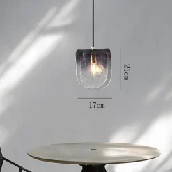 LED Pendant Lights Kitchen Glass Lighting Modern Farmhouse Foyer Entryway Light Fixtures Ceiling Hanging Globe Over Table Smoke Gray Neutral White
