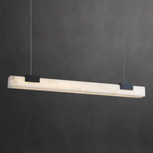 LED Pendant Lights Line Desin Marble Kitchen Modern Foyer Entryway Light Fixtures Ceiling Hanging Globe Over Table Warm White 110-240V