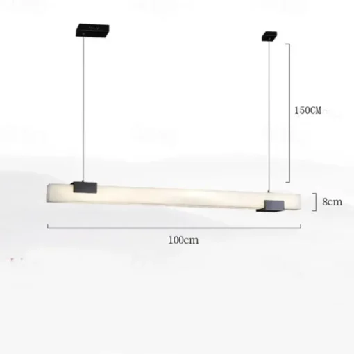 LED Pendant Lights Line Desin Marble Kitchen Modern Foyer Entryway Light Fixtures Ceiling Hanging Globe Over Table Warm White 110-240V