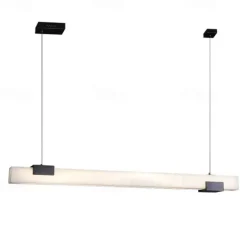 LED Pendant Lights Line Desin Marble Kitchen Modern Foyer Entryway Light Fixtures Ceiling Hanging Globe Over Table Warm White 110-240V