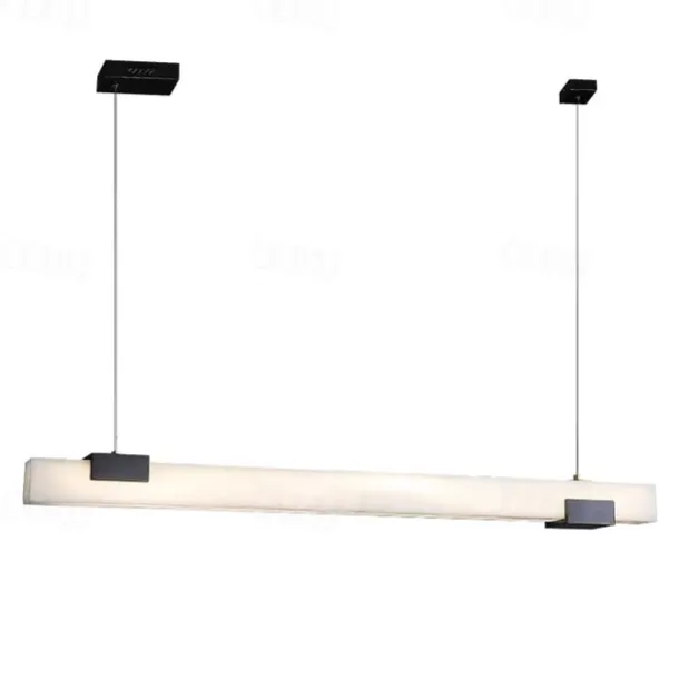 LED Pendant Lights Line Desin Marble Kitchen Modern Foyer Entryway Light Fixtures Ceiling Hanging Globe Over Table Warm White 110-240V