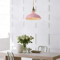 LED Pendant Lights Macaron Color Industrial Chandelier Creative Modern Adjustable Metal E27 Chandelier is Applicable to Living Room Kitchen Island and Hotel