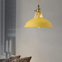 LED Pendant Lights Macaron Color Industrial Chandelier Creative Modern Adjustable Metal E27 Chandelier is Applicable to Living Room Kitchen Island and Hotel