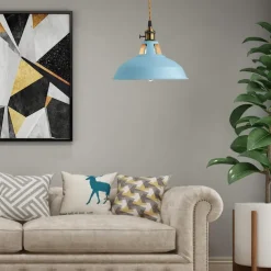 LED Pendant Lights Macaron Color Industrial Chandelier Creative Modern Adjustable Metal E27 Chandelier is Applicable to Living Room Kitchen Island and Hotel