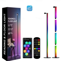 LED Rechargeable RGB Sound Controlled Music Level Light Pickup Light Rhythm Light Music Level Indicator Light