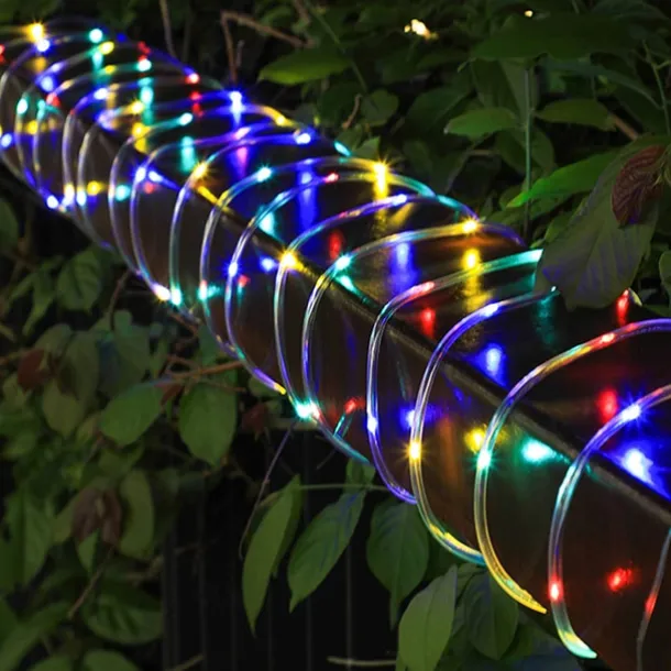 LED Rope Lights LED String Lights Outdoor Waterproof IP65 Christmas Fairy Lights 30m-300Leds 22m-200Leds 12m-100Leds 7m-50Leds 8 Modes Battery Powered Dimmable/Timer with Remote for Party