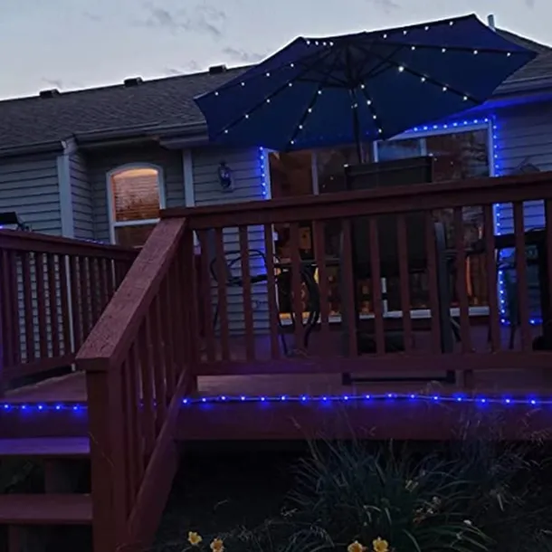 LED Rope Lights LED String Lights Outdoor Waterproof IP65 Christmas Fairy Lights 30m-300Leds 22m-200Leds 12m-100Leds 7m-50Leds 8 Modes Battery Powered Dimmable/Timer with Remote for Party