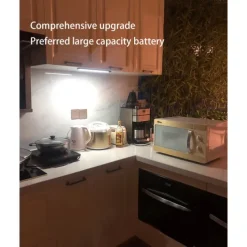 Led Sensor Cabinet Light with Remote Control Magnetic Dimmable Soft Light Wall Lamp Human Body Sensor Induction