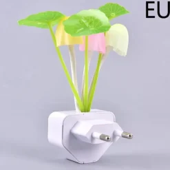 LED Sensor Night Light Plug-in Mushroom NightLights Color Changing Lamp Mushroom Decor, AUSAYE Mini Cute Night Lights for Kids Adults Bedroom Toilet Bathroom Stairs Kitchen Hallway