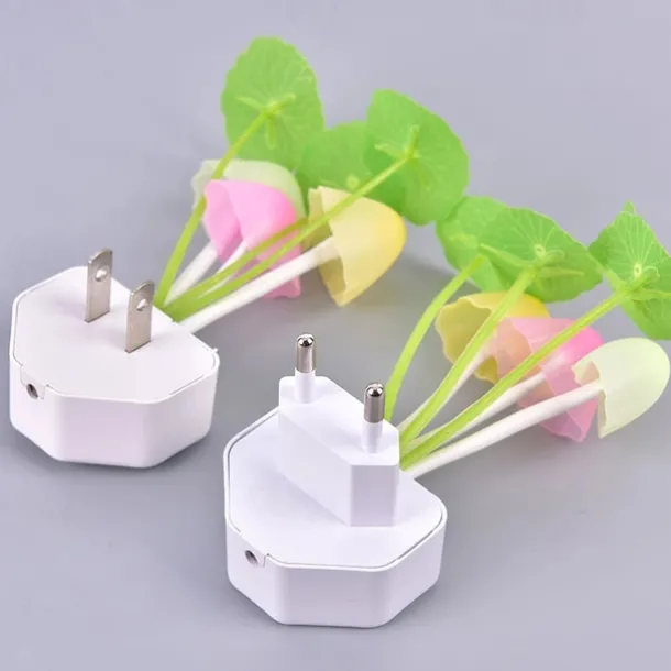 LED Sensor Night Light Plug-in Mushroom NightLights Color Changing Lamp Mushroom Decor, AUSAYE Mini Cute Night Lights for Kids Adults Bedroom Toilet Bathroom Stairs Kitchen Hallway