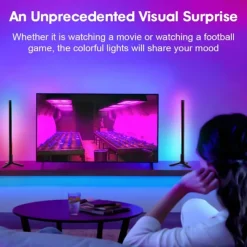 LED Smart Light Bar RGB Pickup Rhythm Night Light Music Bluetooth APP Remote Control Bedside Desktop Computer Game TV Atmosphere Light Shustar