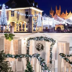 LED Solar Christmas String Lights Outdoor Waterproof 100m 334.5Ft 1000LED/50m 171Ft 500 LED Solar Christmas Lights with Remote8 Modes Waterproof Patio Lights for Christmas Tree Patio Yard Garden Party Decor