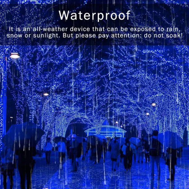 LED Solar Christmas String Lights Outdoor Waterproof 100m 334.5Ft 1000LED/50m 171Ft 500 LED Solar Christmas Lights with Remote8 Modes Waterproof Patio Lights for Christmas Tree Patio Yard Garden Party Decor