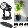 LED Spot Light USB Interface Dimming Color Adjustment Timed Spotlight Warm Light White Light Neutral Light Projection Light Indoor Plant Lighting Decoration Atmosphere Light Plant Landscape Decoration Light 1pc