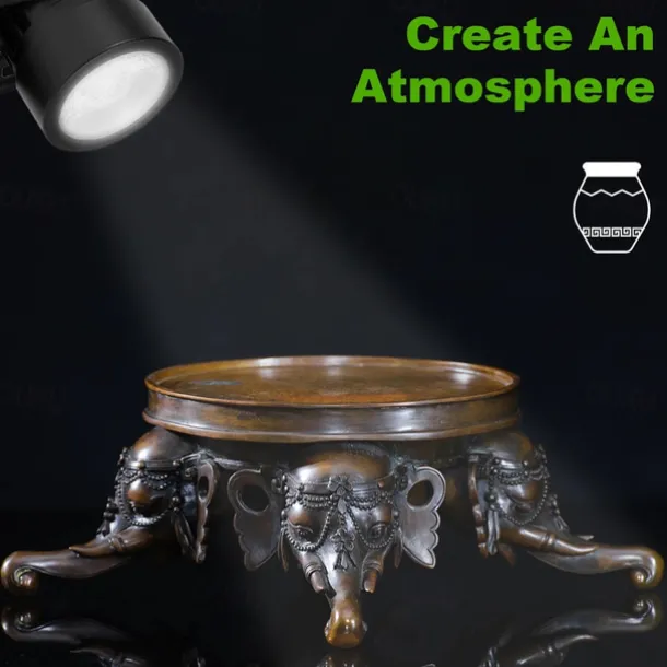 LED Spot Light USB Interface Dimming Color Adjustment Timed Spotlight Warm Light White Light Neutral Light Projection Light Indoor Plant Lighting Decoration Atmosphere Light Plant Landscape Decoration Light 1pc