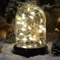 LED Star Lights 2M 5M Silver Wire Fairy String Lights Holiday Decoration Light for Christmas New Year's Holiday Decoration Lighting Battery Powered (without Battery)