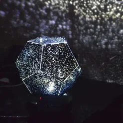 LED Starry Projector Light Bedside Night Lamp Planetario Casero for Kids Baby Nursery Planetarium Constellation Projector Night Scape Lights Home Bedroom Decoration