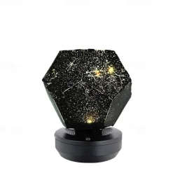 LED Starry Projector Light Bedside Night Lamp Planetario Casero for Kids Baby Nursery Planetarium Constellation Projector Night Scape Lights Home Bedroom Decoration