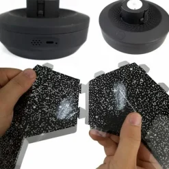 LED Starry Projector Light Bedside Night Lamp Planetario Casero for Kids Baby Nursery Planetarium Constellation Projector Night Scape Lights Home Bedroom Decoration