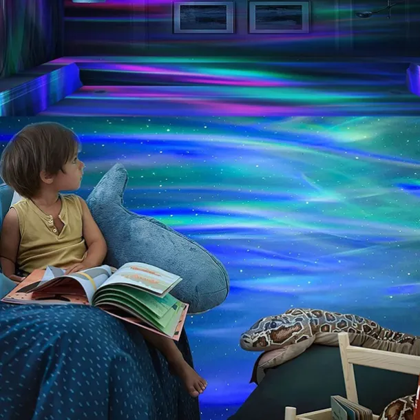 LED Starry Sky Projection Light Mini Remote Control Projector USB Plug-in Colorful Atmosphere Small Night Light