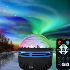 LED Starry Sky Projection Light Mini Remote Control Projector USB Plug-in Colorful Atmosphere Small Night Light