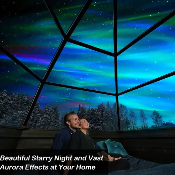 LED Starry Sky Projection Light Mini Remote Control Projector USB Plug-in Colorful Atmosphere Small Night Light