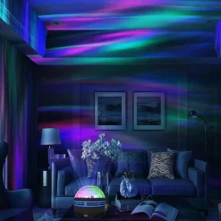 LED Starry Sky Projection Light Mini Remote Control Projector USB Plug-in Colorful Atmosphere Small Night Light