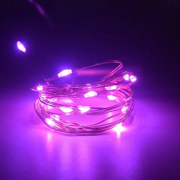 LED String Light Copper Wire String Lights with 3AA Battery Steady on Fairy Light Indoor Decoration
