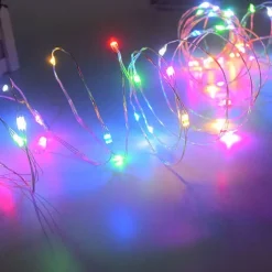 LED String Light Copper Wire String Lights with 3AA Battery Steady on Fairy Light Indoor Decoration