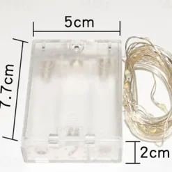 LED String Light Copper Wire String Lights with 3AA Battery Steady on Fairy Light Indoor Decoration