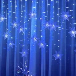 LED String Light 3.5m 24 Droop 96 LEDs String Lights Window lights Stars and Snowflakes Fairy Lights Halloween Christmas Creative Party Decorative 220-240 V 110-120 V 1 set
