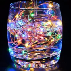 LED String Lights 5M 50 LEDs String Lights Mini Battery Powered Copper Wire Starry Fairy Lights Battery Operated Lights for Decoration