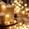 LED String Lights 3M-20LED 6M-40LED 10M-80LED Ball Lights USB Bulb Light String Waterproof Outdoor Wedding Christmas Holiday