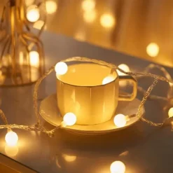 LED String Lights 3M-20LED 6M-40LED 10M-80LED Ball Lights USB Bulb Light String Waterproof Outdoor Wedding Christmas Holiday