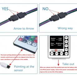 LED Strip Light Kit 16.4-65.6 ft Intelligent Bluetooth APP Controlled RGB Music Synchronized Color Changing with Timed DIY Bedroom Decoration for Holiday Party Bedroom Children's Room Decoration