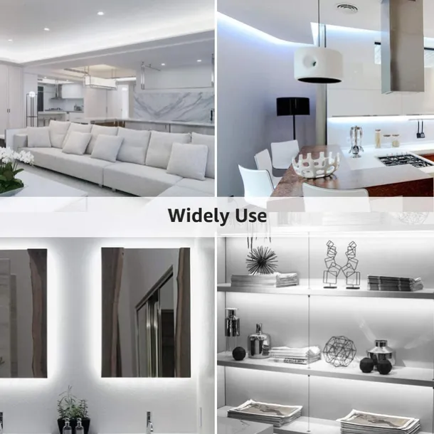 LED Strip Light 10M 32.8 ft 24V High-end LED Strip Lights Kit High Density 1200 LEDs 2835 SMD LED 72W CRI 80 DC24V LED Tape Lights for Under Cabinet Kitchen Commercial Lighting Project